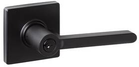 Vn107-fbl Sure-loc Vn107 Verona Single Cylinder Keyed Entry Door Lever Set - Black
