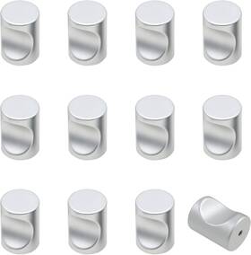 Bs00043 Svaitend 12 Pcs Aluminum Cylinder Drawer Pulls Wardrobe Knobs Modern Cylindrical Handl