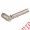 5161150mr T-f-665 Baldwin Satin Nickel Pair Of Estate Levers Without Rosettes 829846255838