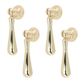 T Tulead Add04832 Decorative Pendant Pulls Golden Tear Drop Pull Handles Zinc Alloy Ca