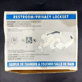 Taymor 063013518412 Grade 2 Heavy Duty Commercial Restroom Privacy Lockset Polished Brass New