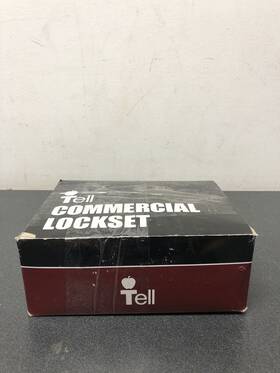 Tm410622 Tell Manufacturing Lt2000 Series Storeroom Keyed Entry Lever Set - Satin Chrome