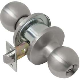 Cl100052 Tell Satin Stainless Steel Bed And Bath Door Knob