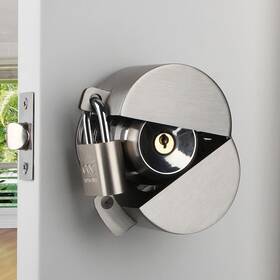 Temeili 711181659313 Door Handle/knob Lock Out Device Metal Stainless Steel Cover To Disable