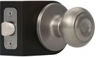 Tgx230 Defiant Passage Door Knob Satin Nickel No Locking 0050134109476