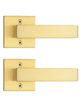 B0cqxkh7fv Tinewa 2 Pack Gold Dummy Lever Door Handles For Closets French Doors Satin Bras