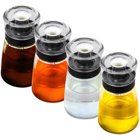 B0cjtn4xp1 Tinmix Leak-proof Oil Dispenser Bottle 160ml/5.4oz Glass For Camping Olive
