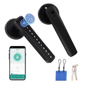 Tkiplay 331670500400 Door Knob Fingerprint Lock Smart With Passcode Keypad Biometric K