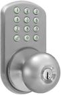 Tkk-02sn Milocks Keyless Satin Nickel Entry Door Knob 0632898900089
