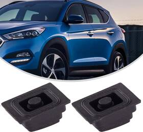 Tm 744110472998 2pcs Black Car Exterior Door Handle Buckle Induction Button Fit For Hyundai Tucs