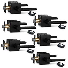 Hd1601-db-ps-6p Tmc 6pack Hall/closet Lever Handle Lock In Aged Matt 6 Pack Hall And Closet