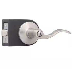 Toledo 744110661323 Satin Nickel Privacy Bed/bath Door Handle Set