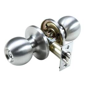 Toledo 871193000463 Avila Stainless Steel Keyed Entry Door Knob Lock Set