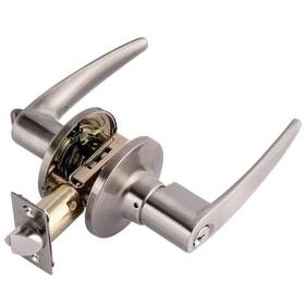 Toledo 871193003174 Antique Nickel Keyed Entry Door Lever Handle Set