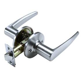 Toledo 871193004416 Barcelona Satin Nickel Keyed Entry Hall/closet Passage Door Handle Set