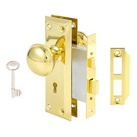 Toptotoo 614162398914 Mortise Lock Set For Interior Door Or Exterior Vintage Antique Gold