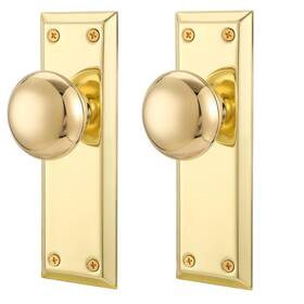 Toptotoo 614162399676 Gold Dummy Door Knob Interior Inactive Knobs For Closet Antique Bifold