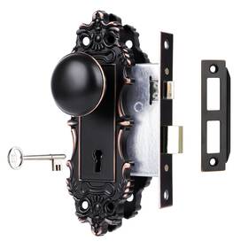 Toptotoo 635408121653 Mortise Lock Set For Interior Door Antique Knob With And Skeleton