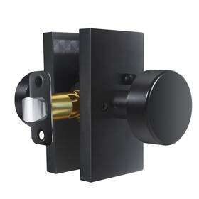 Toptotoo 658359052029 Matte Black Door Knobs Interior Privacy With Lock M