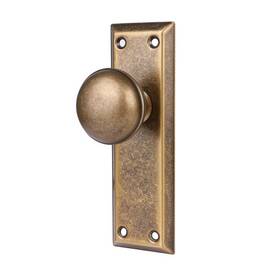 B0fbwg4mcb Toptotoo Dummy Door Knobs Inactive Closet Bifold Old Style Brass 2 Pack