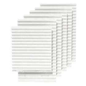 Tr-53 Touri 6 Packs Temporary Blinds For Indoor Windows Light Filtering Paper Shade Eas
