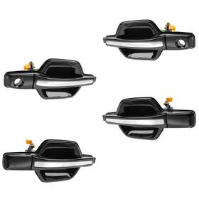 Dha30295 Trq Left And Right Exterior Door Handle Set Drivers Side Compatible Chrome Dha30295 Trq Left And Right Exterior Door Handle Set Drivers Side Compatible Chrome