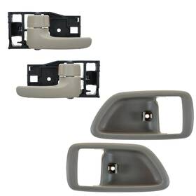 Dha37291 Trq Interior Door Handle And Bezel Kit Fawn Compatible With 2004-2006 Toyota Tu