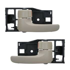 Dha37390 Trq Fawn Interior Inside Door Handle Pair Set For 04-06 Tundra Double Cab Seq