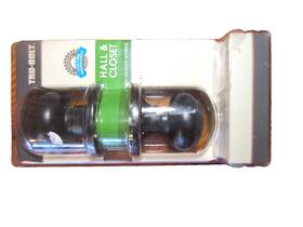 Tru-bolt 048037349945 Oil Rubbed Bronze Passage Interior Door Knob Hall Closet Non Locking Lifetime