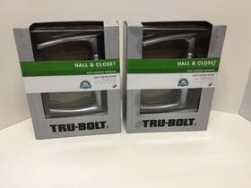 4400182 Tru-bolt Hall And Closet Non-locking Interior Door Handle Satin Chrome R Or L