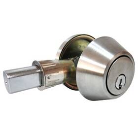 Dl61-mh Truguard Single-cylinder Mobile Home Deadbolt Stainless Steel - Ka2