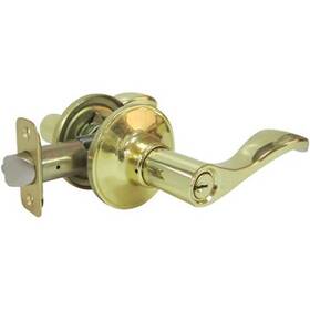 Lye700b Truguard Reversible Naples Entry Lever Lockset Polished Brass - Ka2