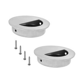 02431si Ttzeze 2 Pack Closet Finger Pulls Hidden Concealed Recessed Sliding Door Pocket Pul