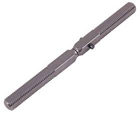 4520 Tuff Stuff 9/32 Inch X 4-3/4 Swivel Square Spindle With Stop Pin Gray