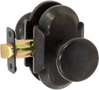 Tulum Designer Set Delaney Privacy Backplate Series Curved Knob Door