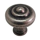 Bwa604 Tumbled Belwith 1-.50 15b . Silver Knob