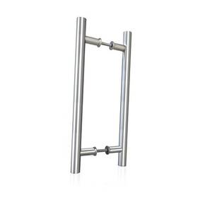 Ty2.070.083.92a Ty 16 Inch Push Pull Door Handle Stainless Steel Double Sided H Shape Sliding Doors