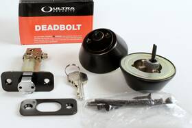 82815 Ultra Dual Key Dead Bolt Set Oil Rubbed Bronze New
