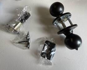82528 Ultra Security Bronze Privacy Lockset Ball Knob