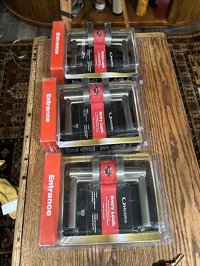 83500 Ultra Security Keyed Entry Lock Set Grade 3 2-way Adjustable Latch