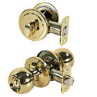 83990 Ultra Security Tulip Door Knob Keyed Entry With Deadbolt