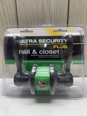 Ultra Security Plus 749694445796 Hall Closet Interior Passage Non Locking Door Bronze