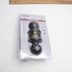 Uh40102 Universal Hardware Light Duty Commercial Entry Knob Matte Black