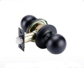 Uh40105 Universal Hardware Light Duty Commercial Passage Door Knob Matte Black