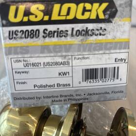2080lb32d Us Lock 2080 Series Sets By 2080ab3 New Inbox Brass