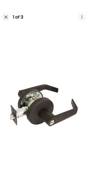 Us Lock Usx2052ac10b 2 2050c Gr2 2-3/4 Inch Entrance Door Lever Sc1 Clutched