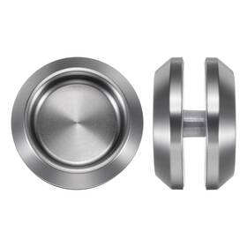 Uxcell 678202094822 2pcs Stainless Steel Sliding Glass Door Handle 2.3 Inch Od Back-to-back Handles Gray