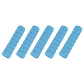 Uxcell 678202393260 5pcs Door Handle Cover Safety Knob Protector Covers Blue