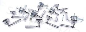 H1032 Valli & And Door Lever Handle Lot Of Parts Brushed Vcr Home Office