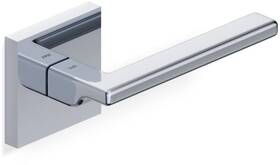 H1044 Valli & And Oberon Rq Dummy R 26 Door Lever With Square Rosette Chrome